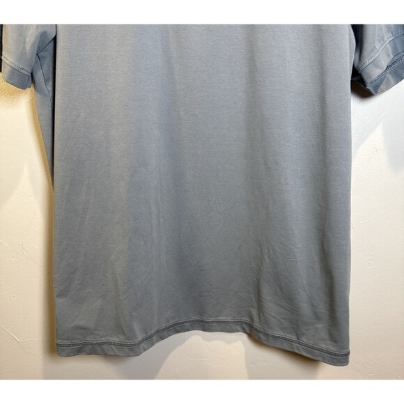 Tommy Bahama Island Zone Short Sleeve Shirt Men's Size Medium Gray Blue - Picture 3 of 12